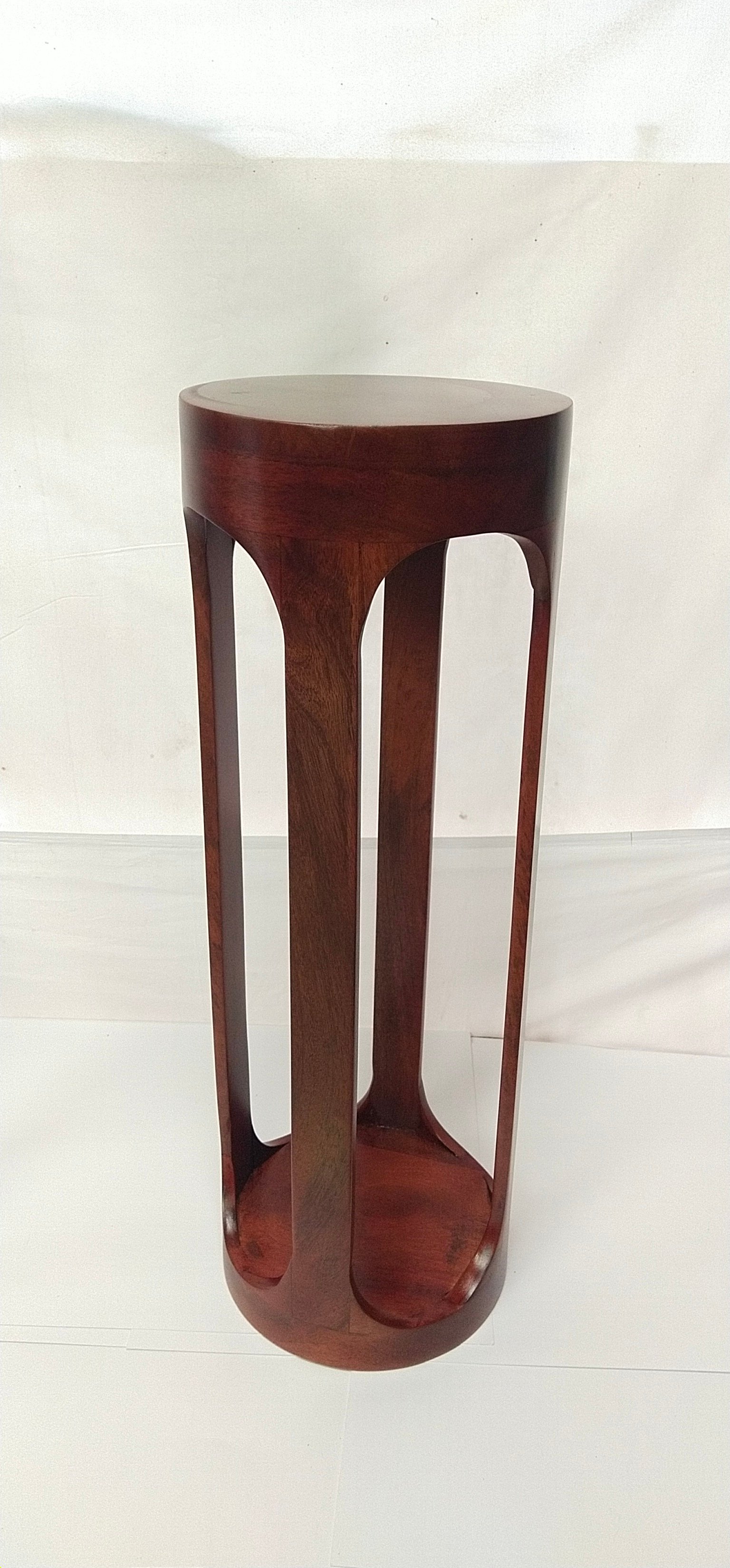 Wooden Round Side Table gallery image
