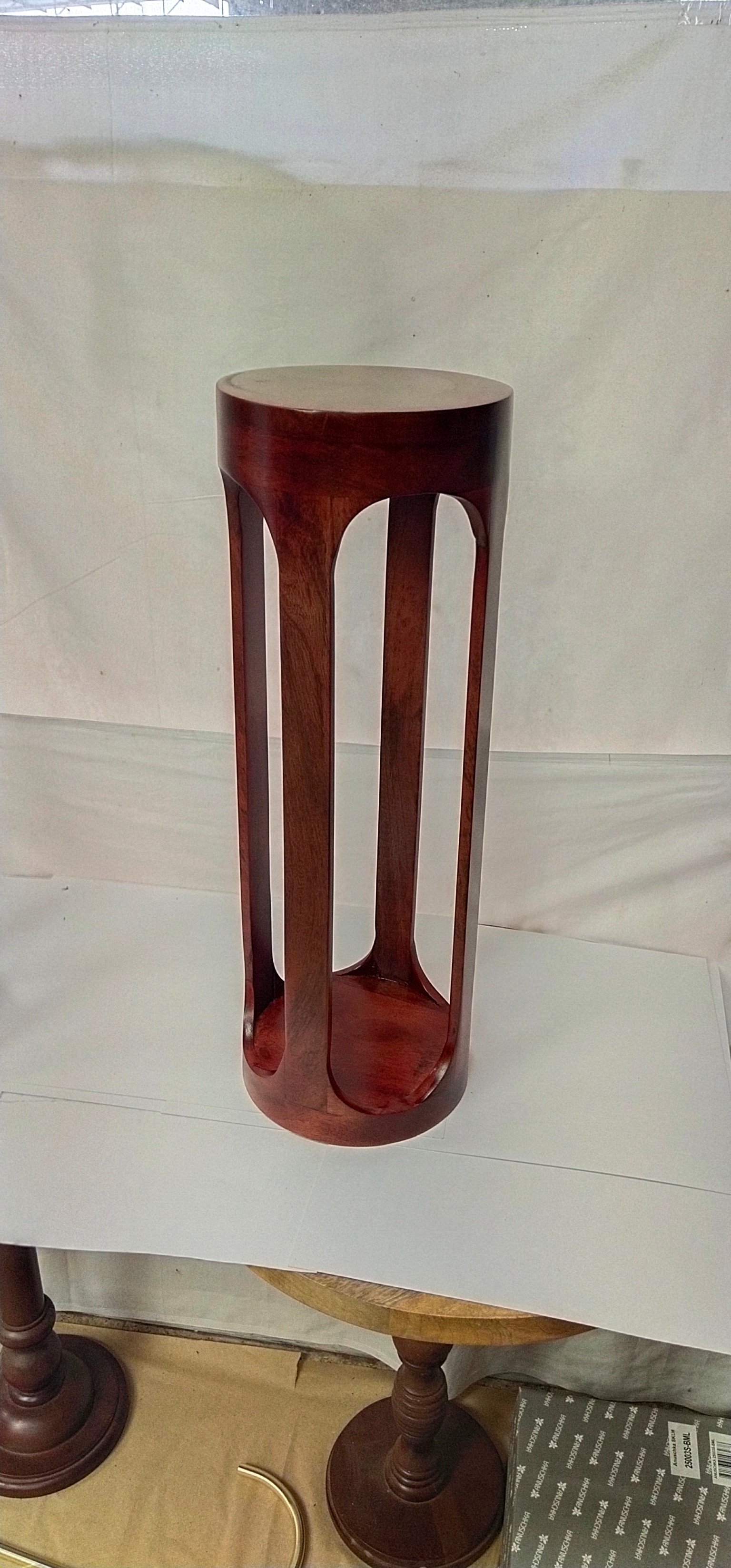 Wooden Round Side Table gallery image