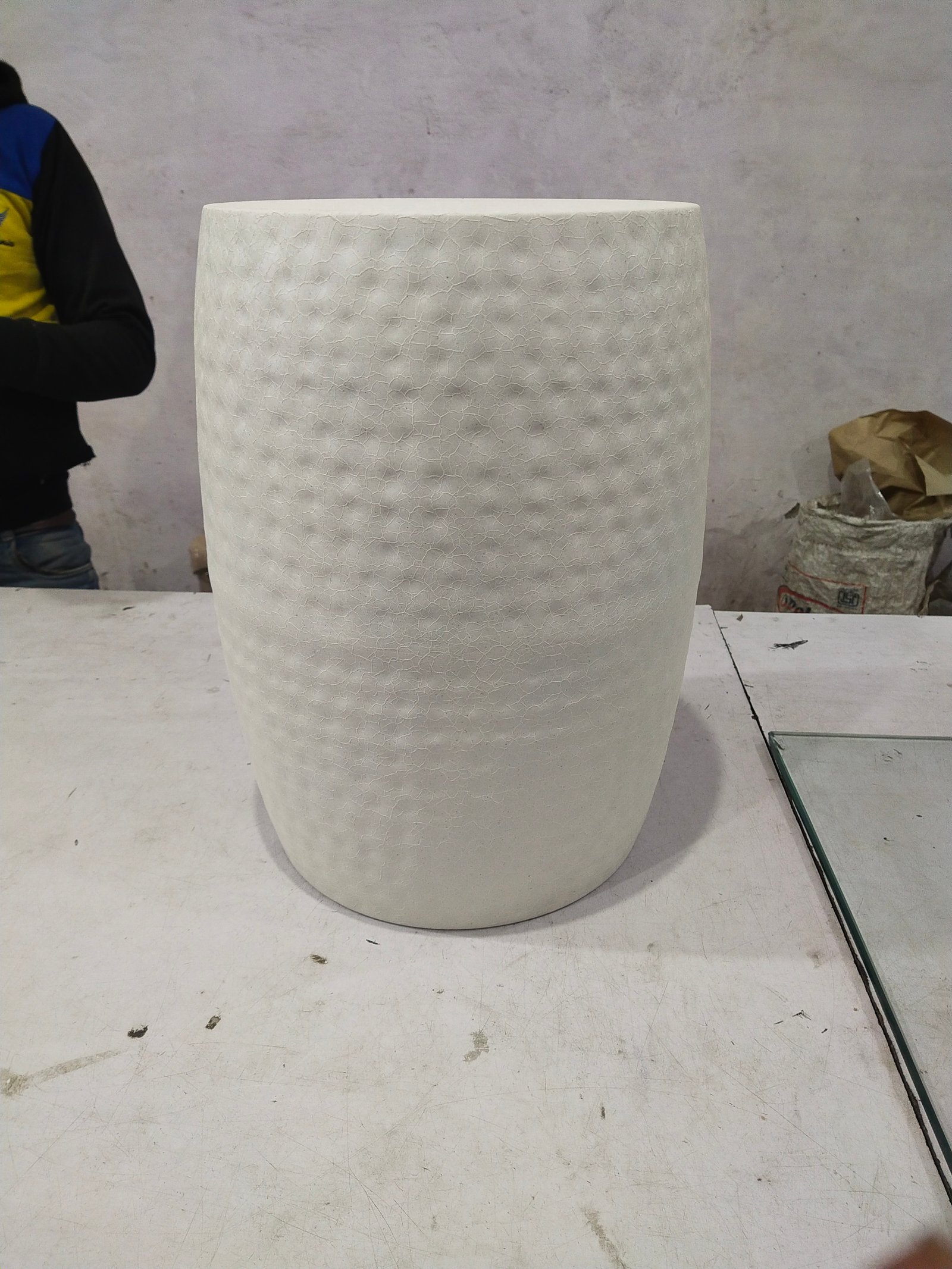 Metal Drum Stool gallery image