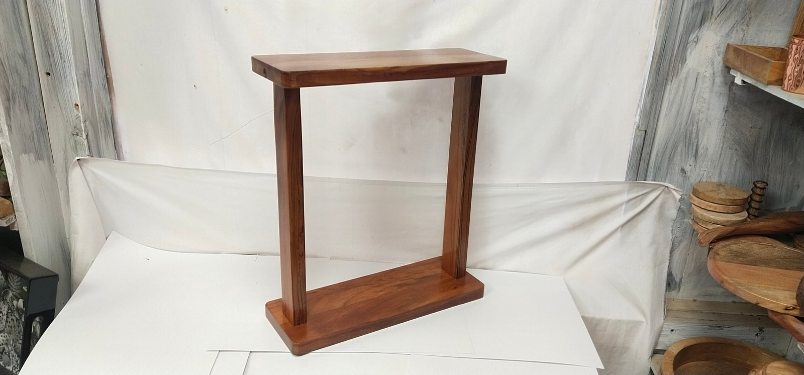 Wood Bed Side Table gallery image